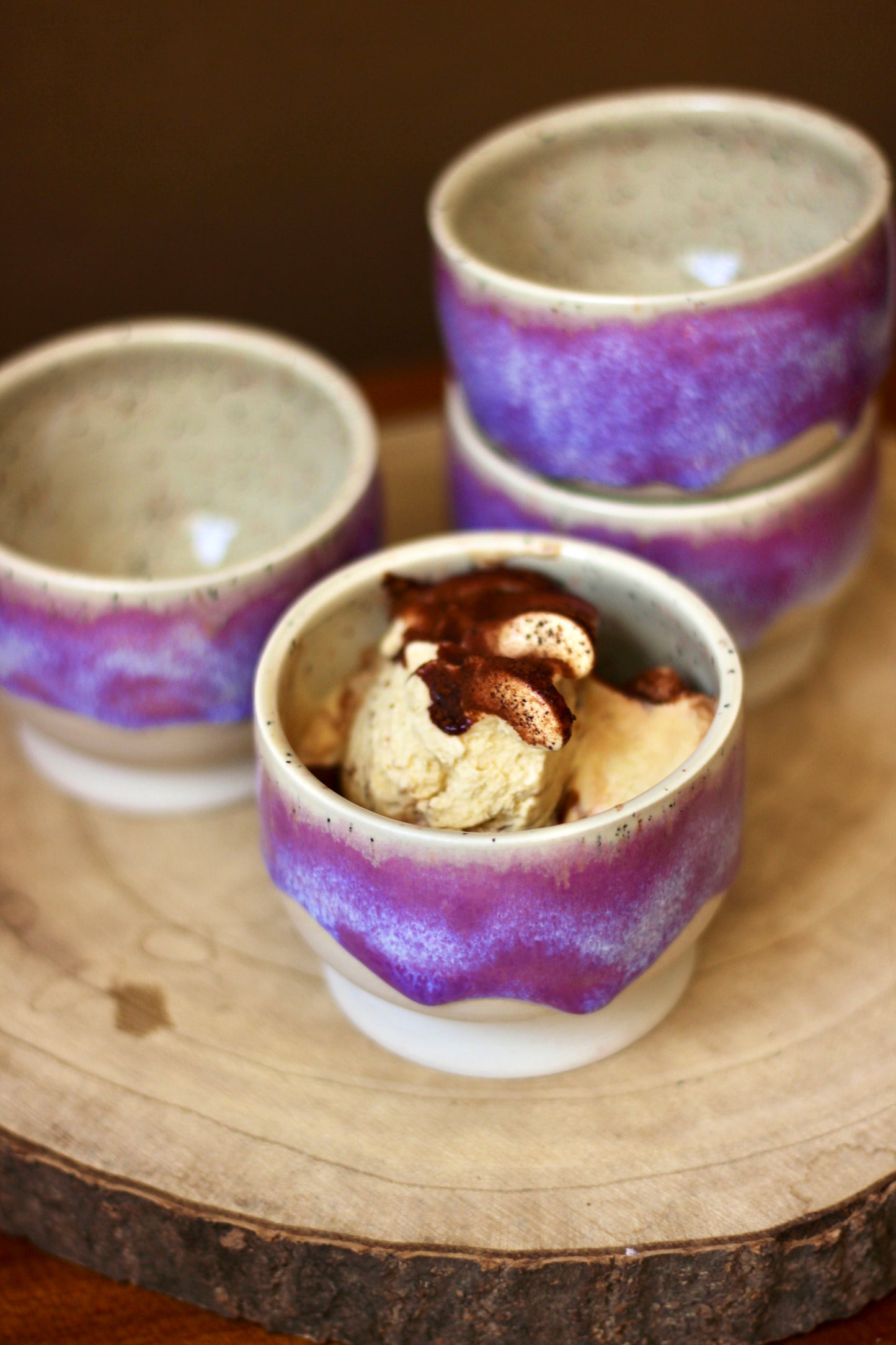 Ice cream cup Lilac