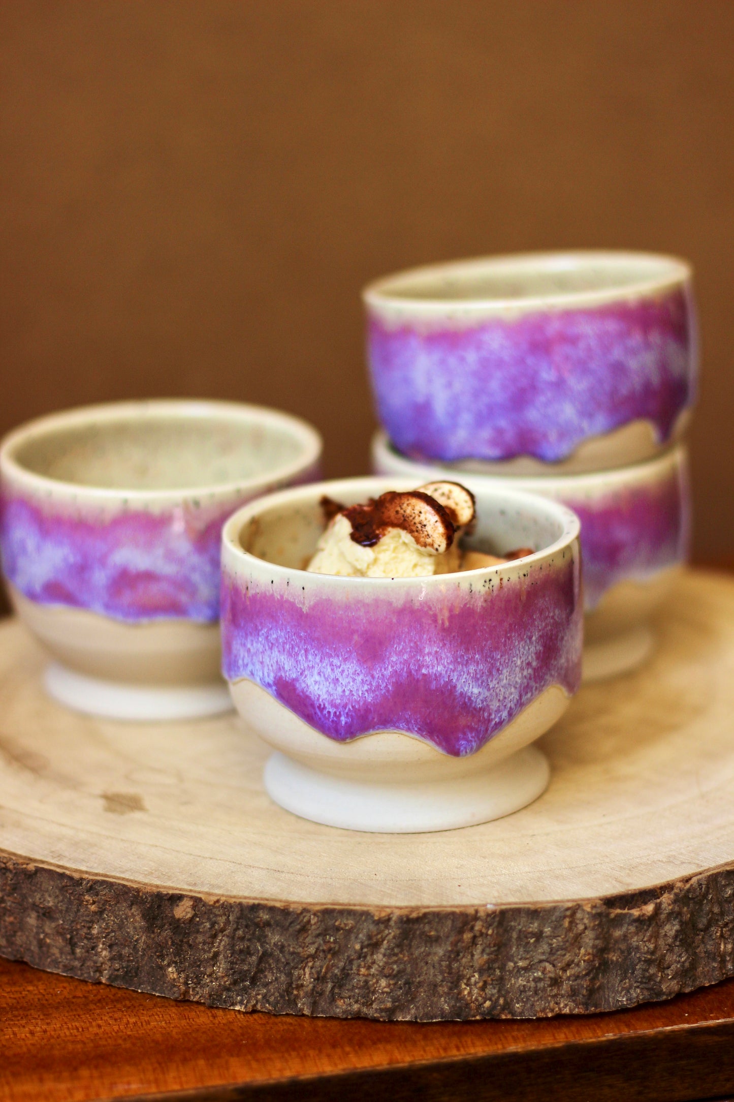 Ice cream cup Lilac