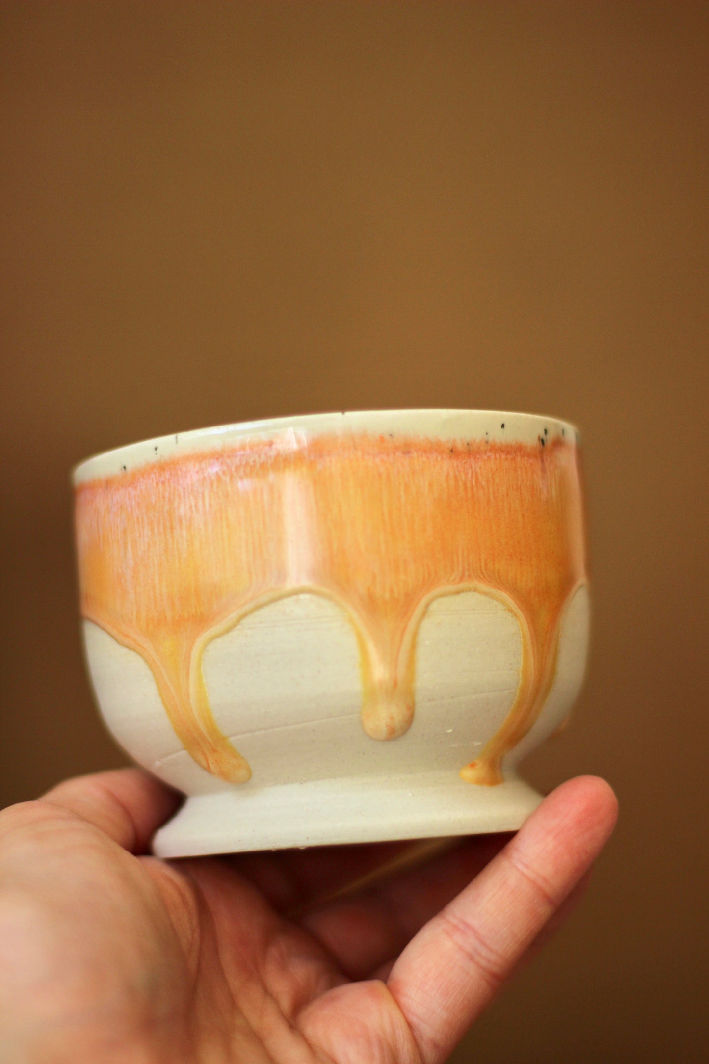 Ice cream cup Peach