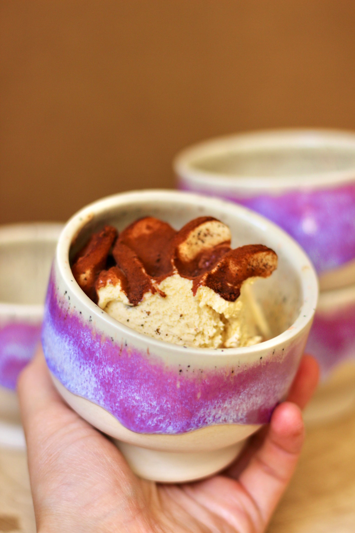 Ice cream cup Lilac