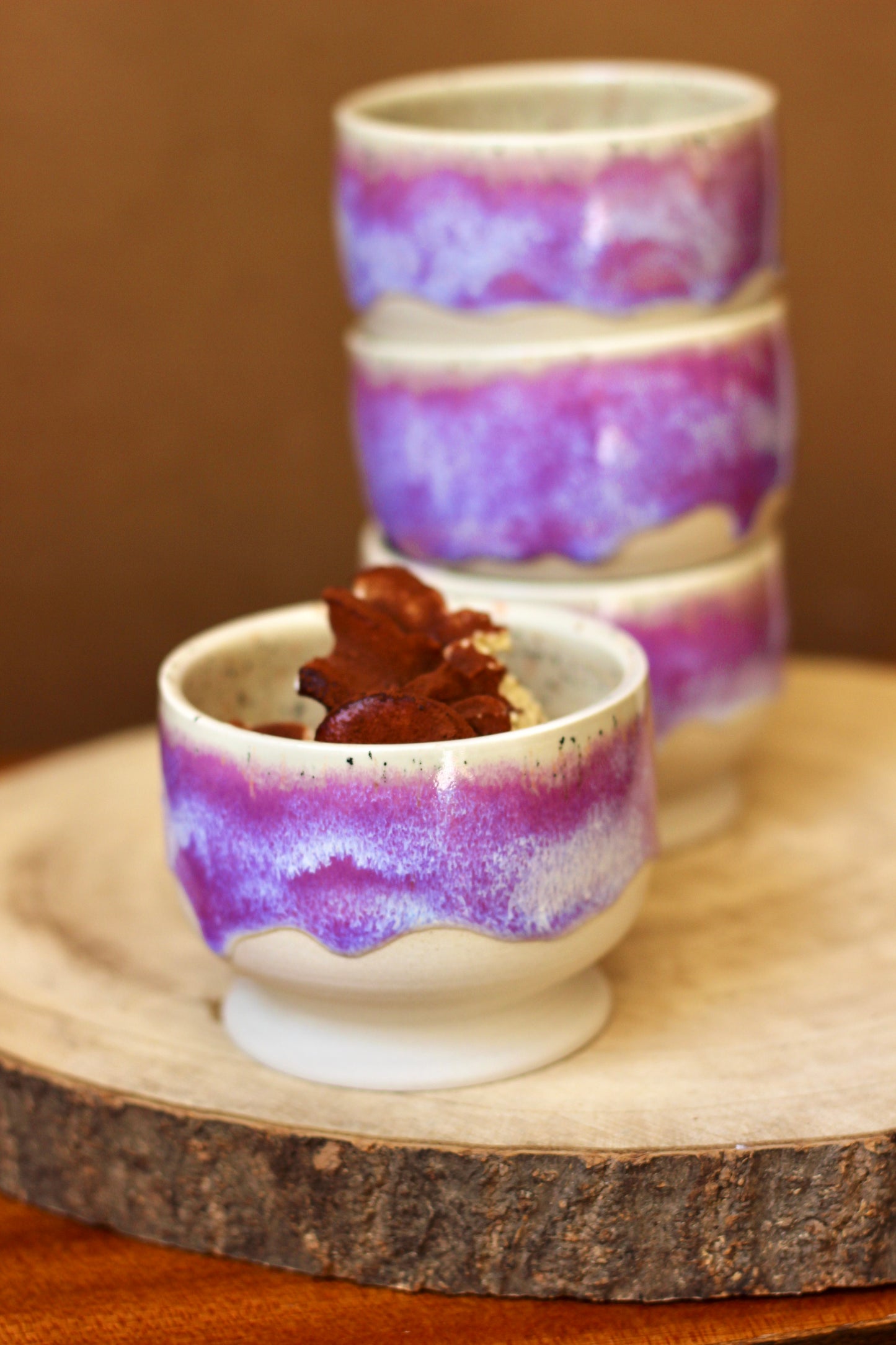 Ice cream cup Lilac