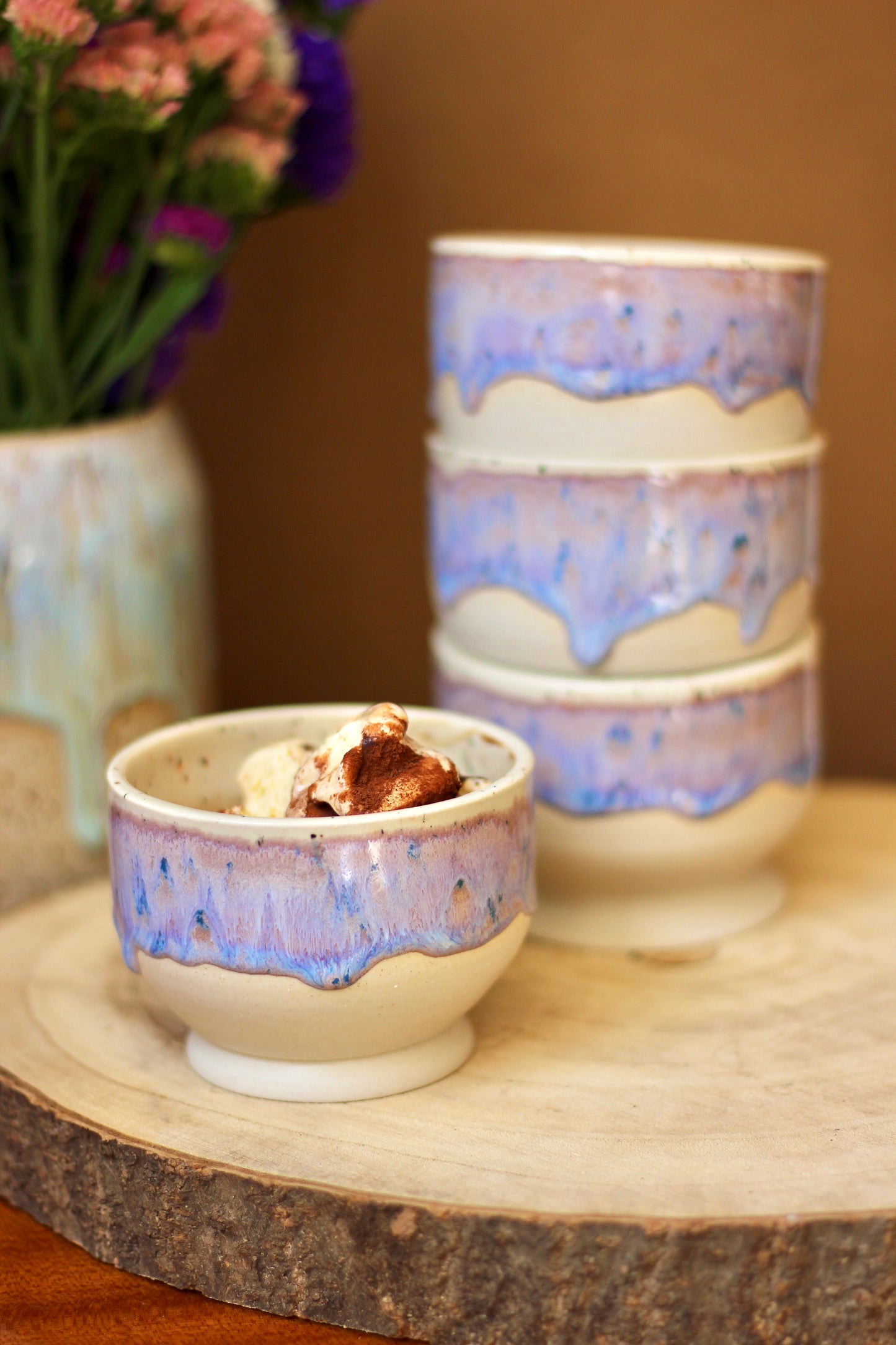 Ice cream cup Lavender