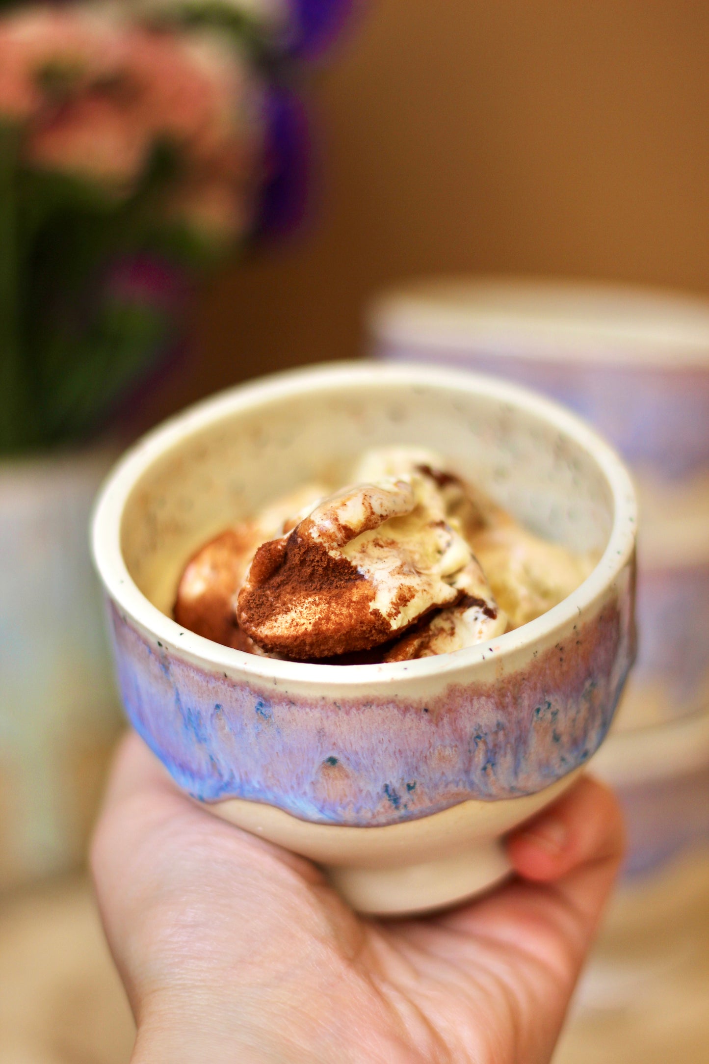 Ice cream cup Lavender