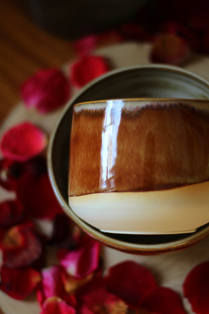 Jantár šálka & miska