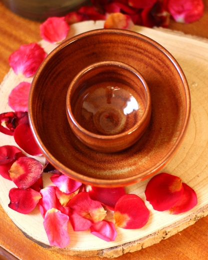 Jantár šálka & miska